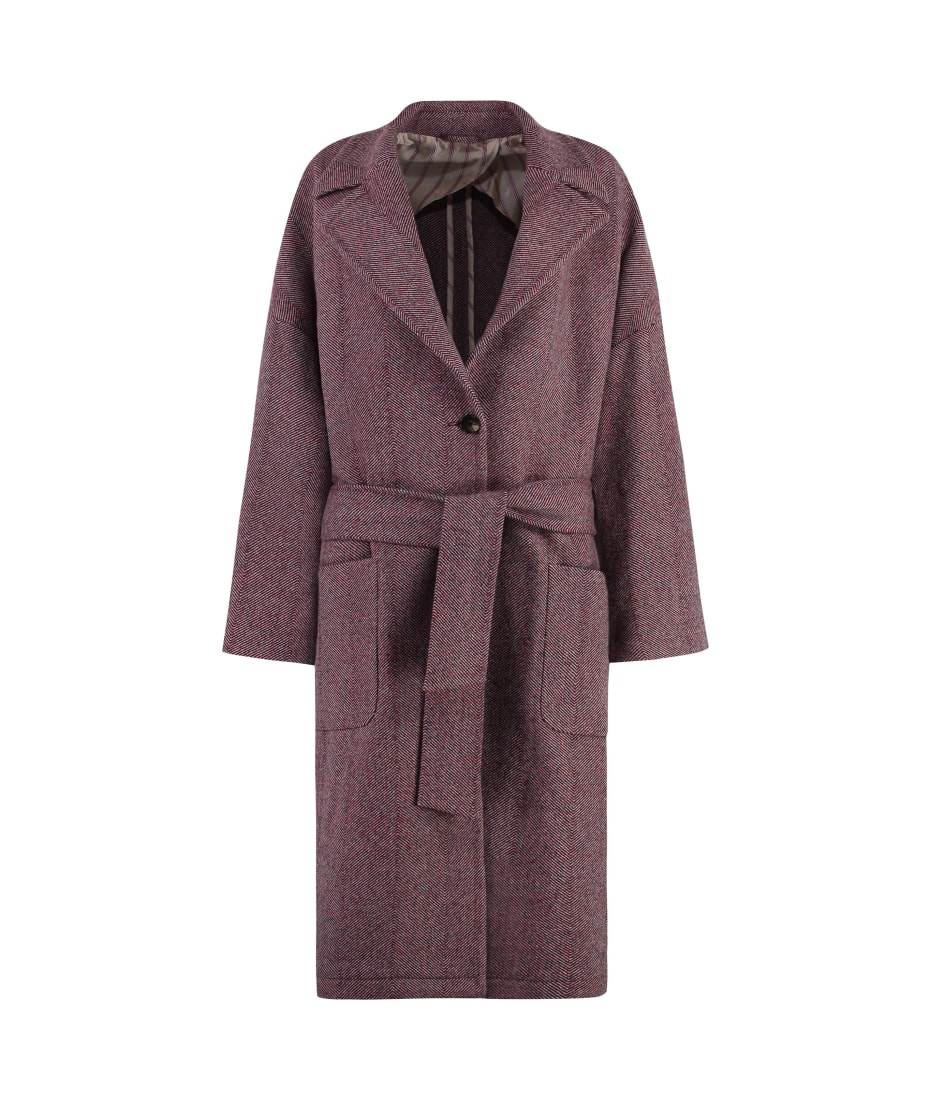 【送料&関税込】Etro Chevron Wool Coat Etro Chevron Wool Coat | italist