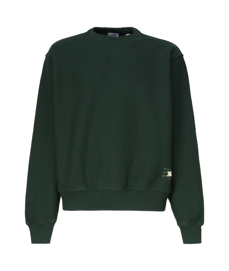 【送料&関税込】Burberry Logo Embroidered Rib Sweatshirt Burberry Logo Embroidered Ribbed Sweatshirt | italist