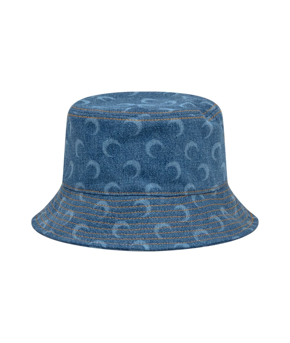 Buy Marine Serre Moon Leather Bucket Hat ｜バケットハット
