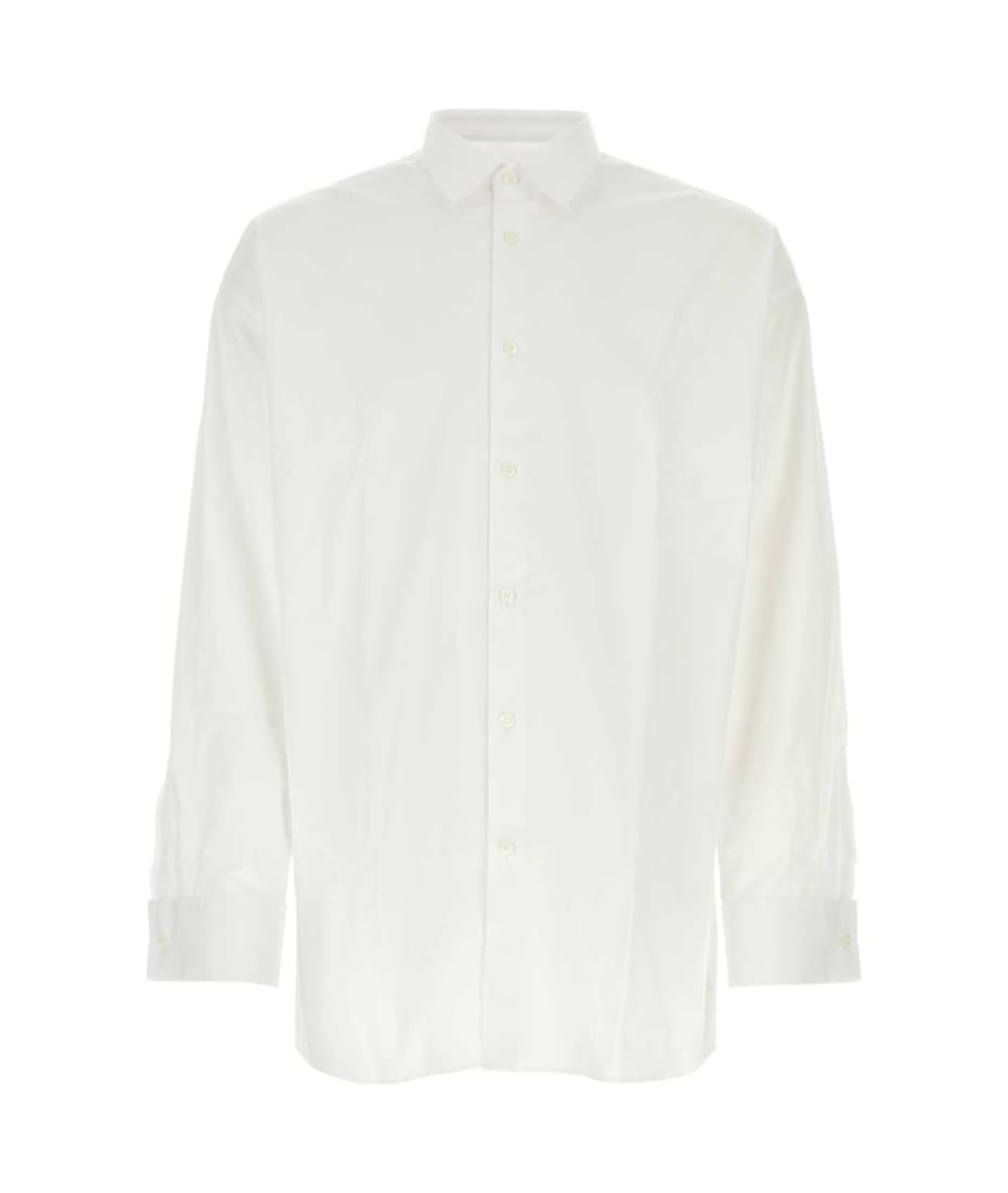 シャツ Prada white shirt Prada White Poplin Shirt | italist