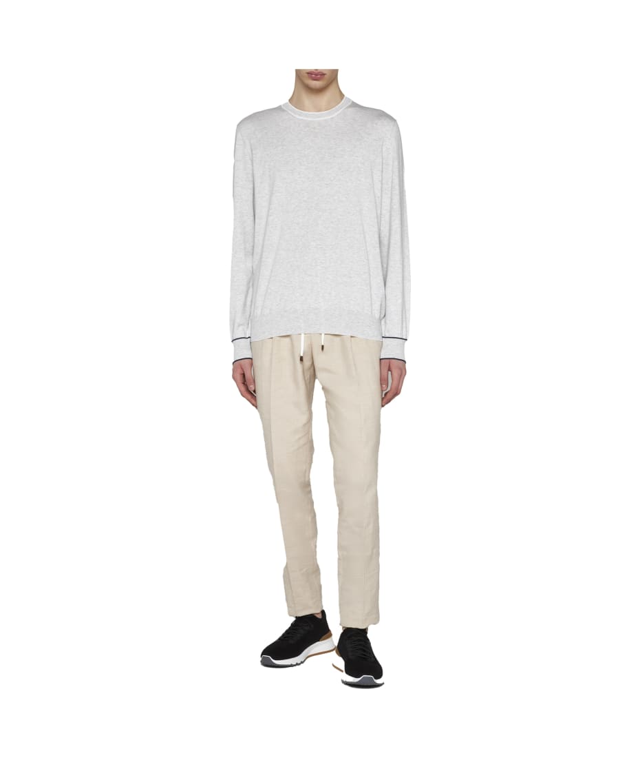 Brunello Cucinelli Sweater - clothing m Grey office-accessories footwear belts Shorts