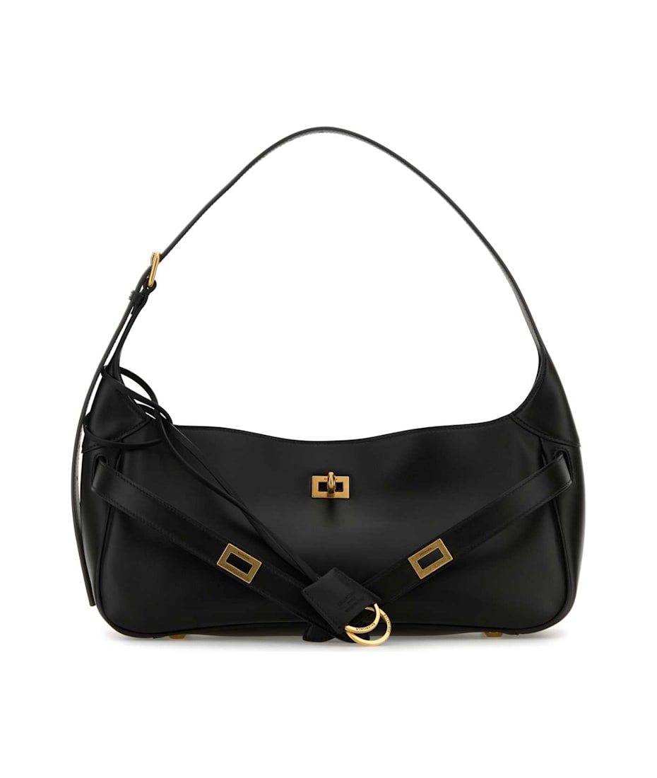 ショルダーバッグ・ポシェット BALENCIAGA BLACK LEATHER SMALL BEL AIR SHOULDER BAG Balenciaga Black Leather Small Bel Air Shoulder Bag