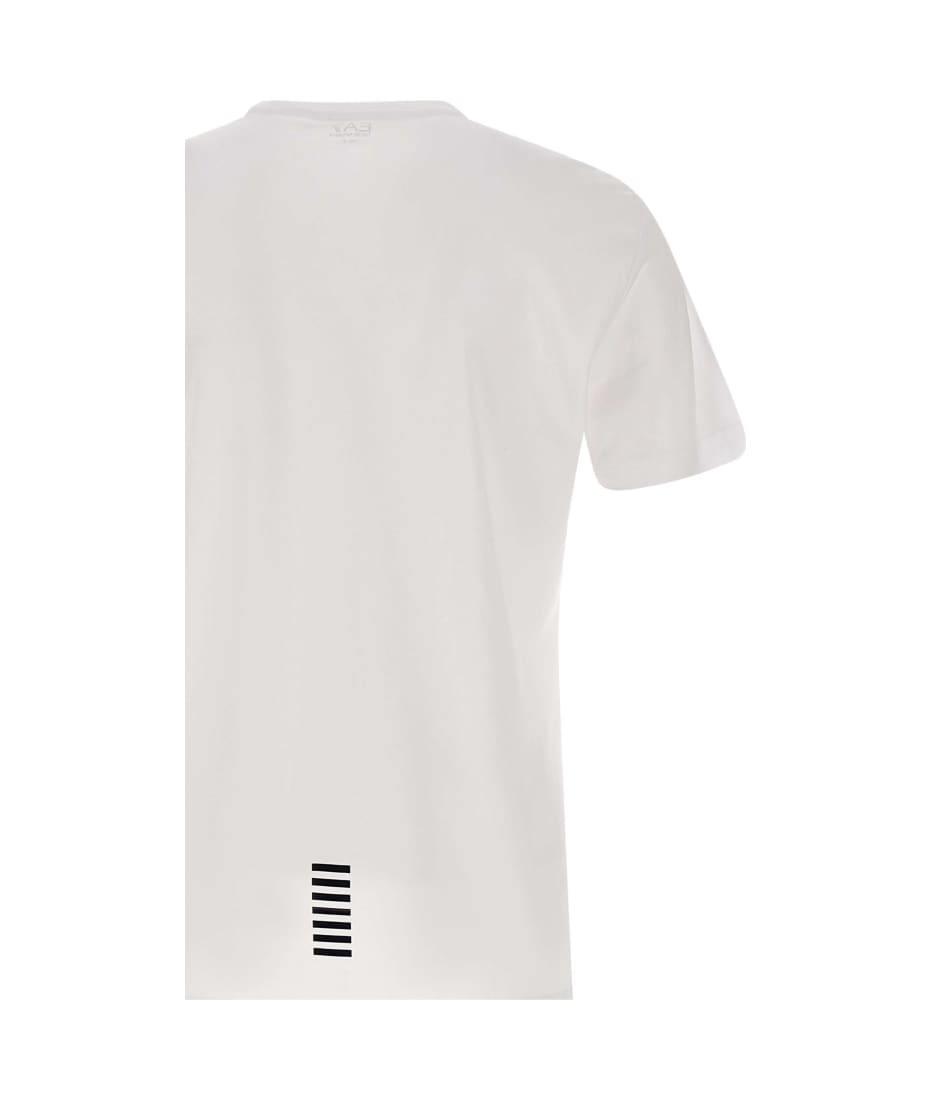 EA7 Cotton T-shirt - WHITE