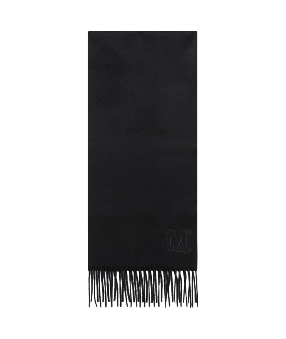【送料&関税込】Max Mara Dalia Rectangular Scarf With Logo D Max Mara Dalia Fringe Monogram Cashmere Scarf | Neiman Marcus