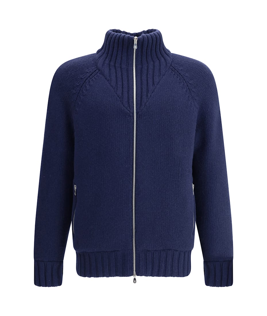 BRUNELLO CUCINELLI ジップアップJKT　イタリア製　X1424 Brunello Cucinelli Suede Zip-Up Bomber Jacket | Sendegaro US