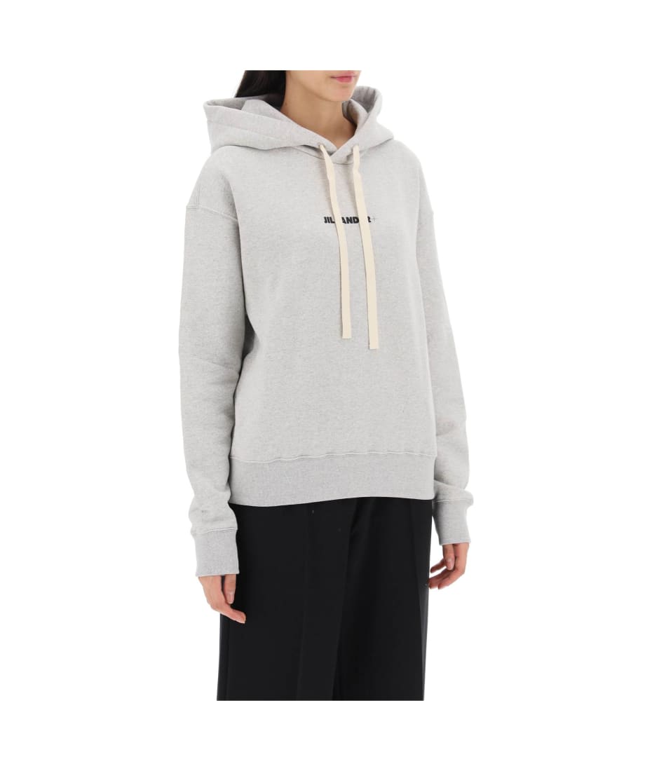 【関税&送料込】Jil Sander Light Grey Cotton Sweatshirt Jil Sander Light Grey Cotton Oversize Sweatshirt | italist