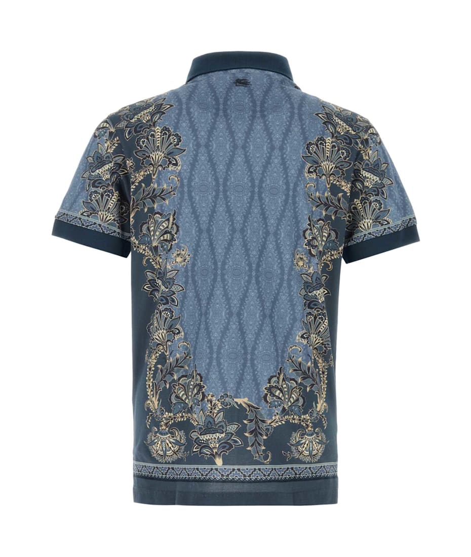 【関税&送料込】Etro T-shirts and Polos MultiColour Etro Floral Polo Shirt | italist