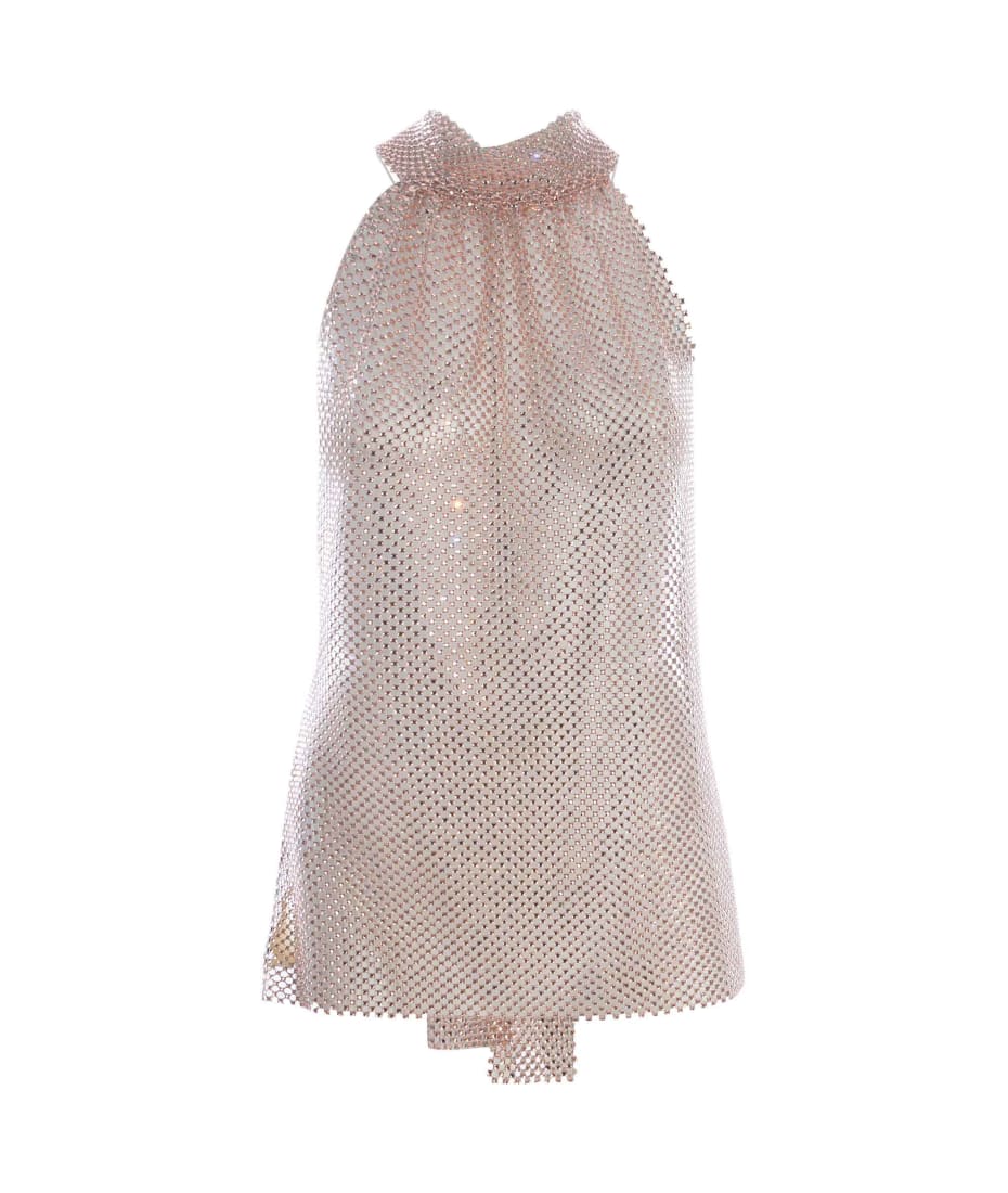 オールインワン・サロペット Philosophy Di Lorenzo Serafini Rhinestone-Embellished Mesh Philosophy di Lorenzo Serafini Rhinestone Mesh Midi-Dress