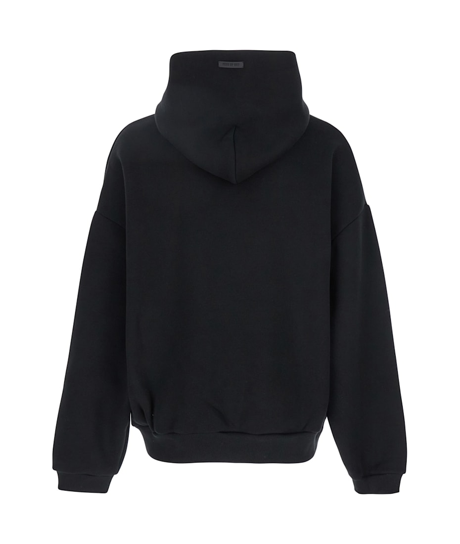 Fear of God 'eternal' Black Hoodie With Logo Patch On The