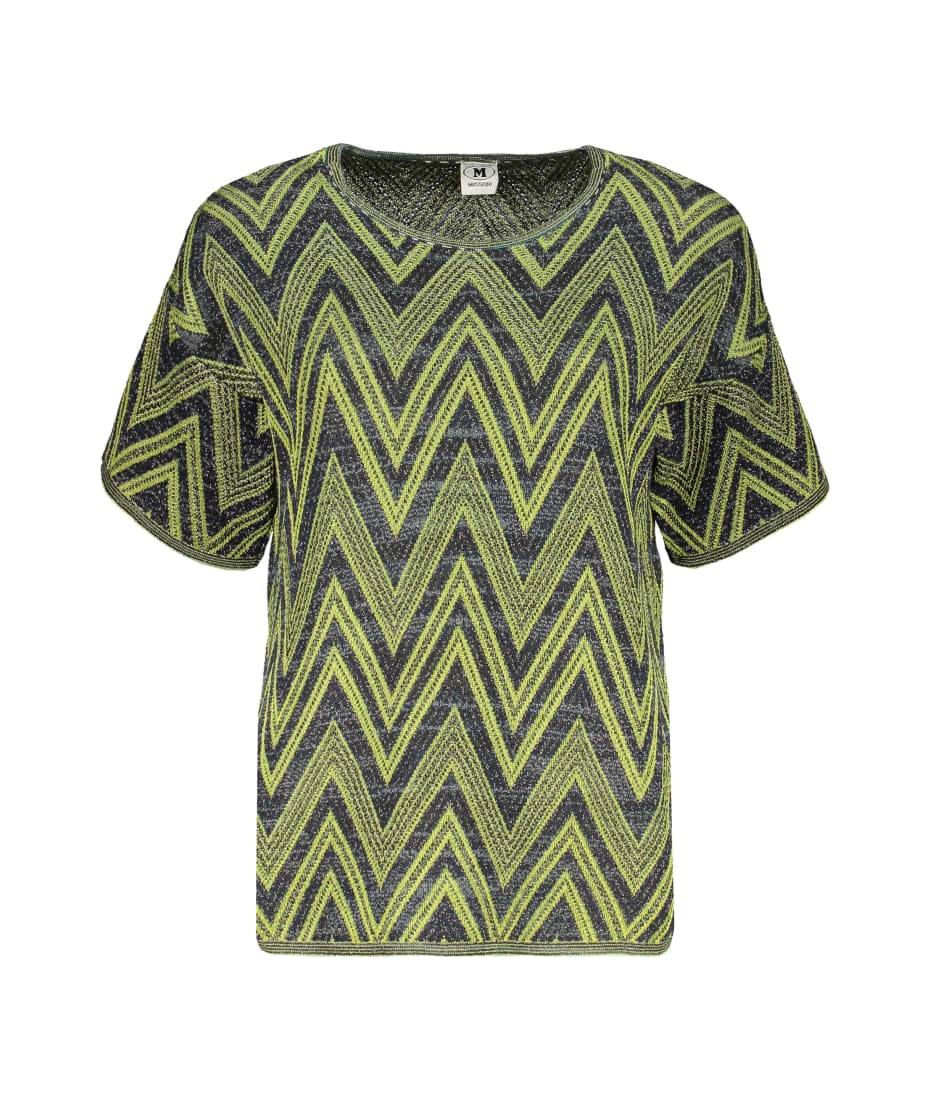 お手頃価格 MISSONI◇Tシャツ/-/コットン/BLK/DS22SL0H Mサイズ - www