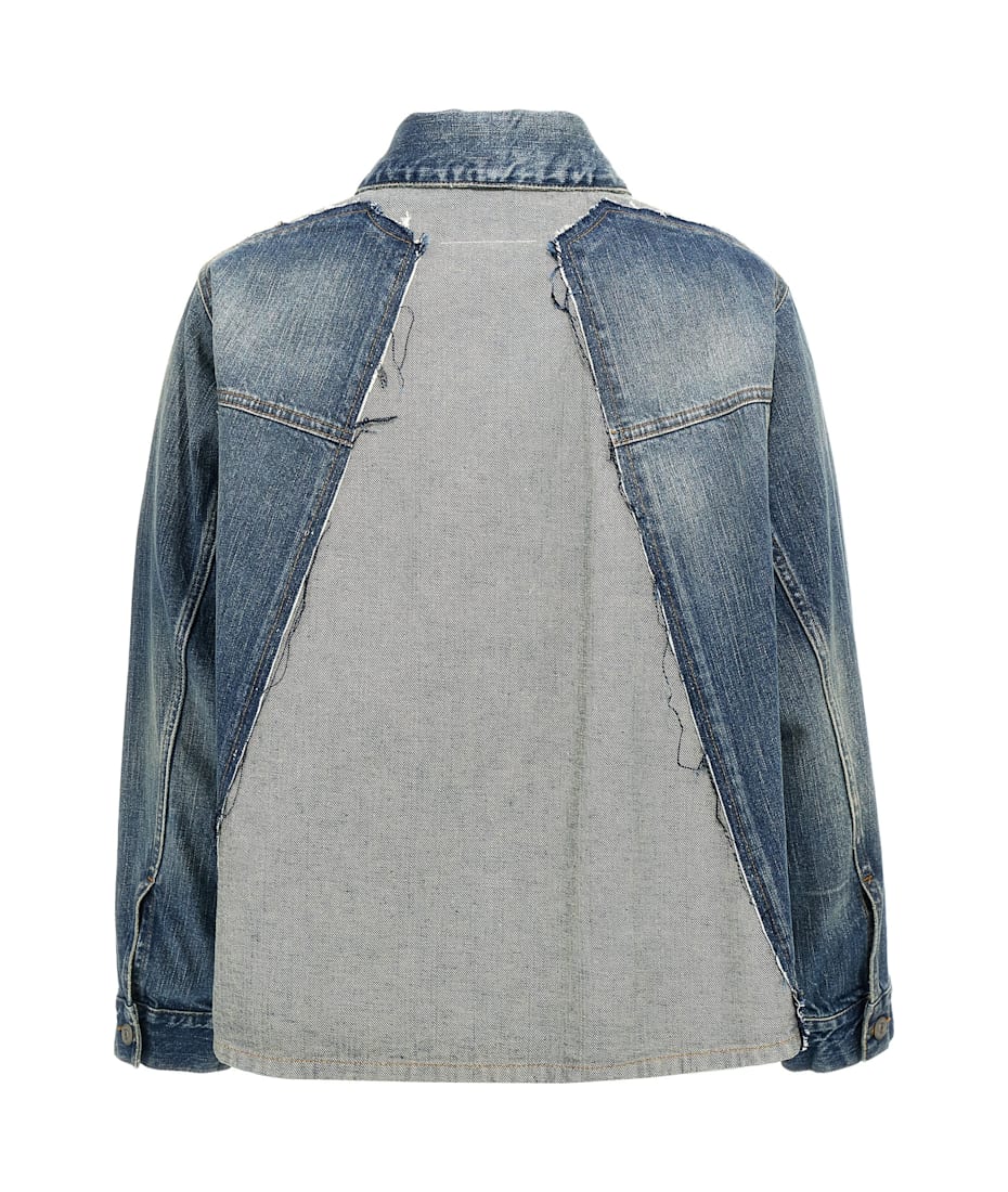 MM6 Maison Margiela Layered denim jacket デニムジャケット MM6 Maison Margiela Layered Denim Jacket | italist