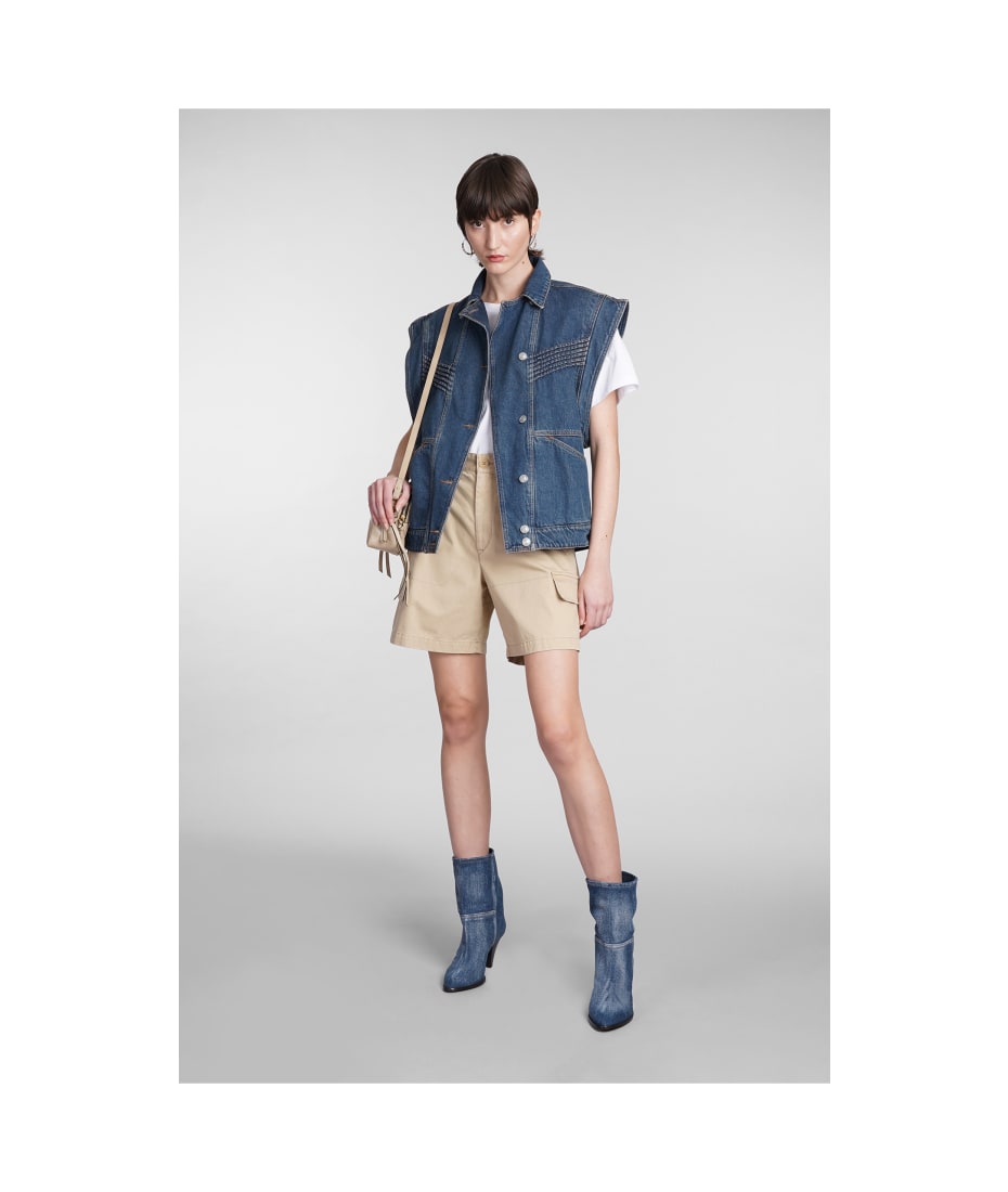 ISABEL MARANT｜DENIM JACKETS (HARMON (VE0049FB B1H04I 02 ISABEL MARANT Harmon Denim Jacket in Blue | endource
