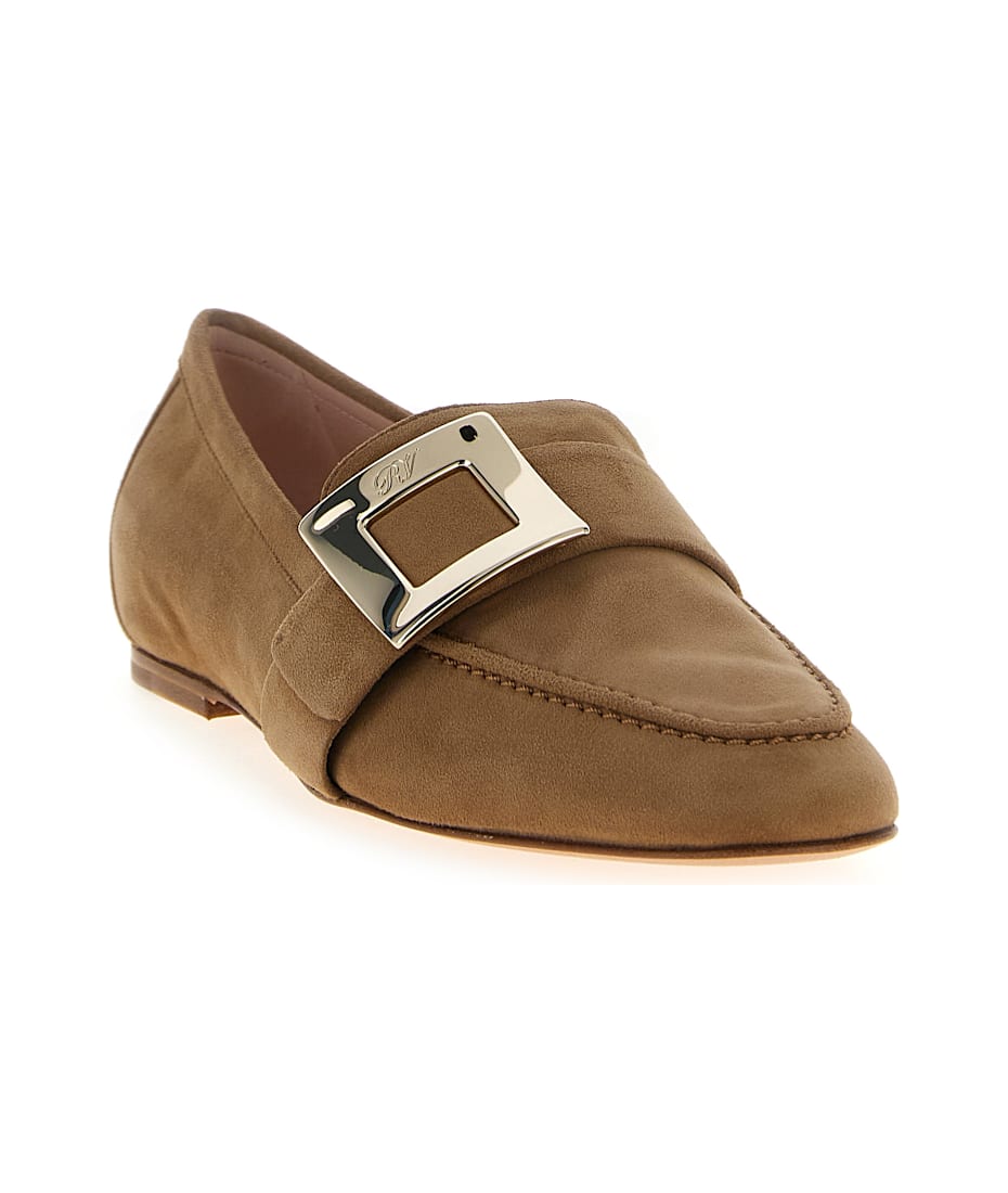 【送料 関税込】ROGER VIVIER Suede loafers ROGER VIVIER Summer suede loafers | NET-A-PORTER