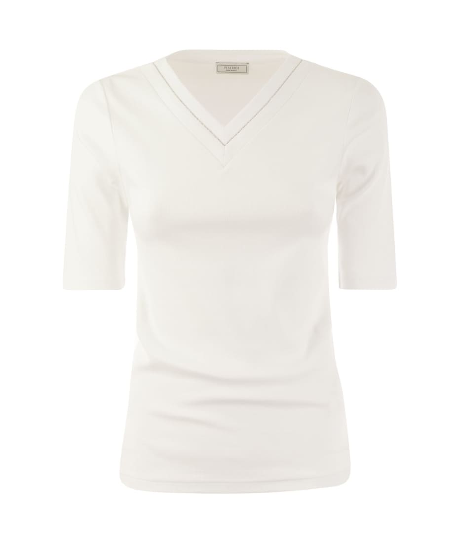 Peserico T-shirt Bianco - A