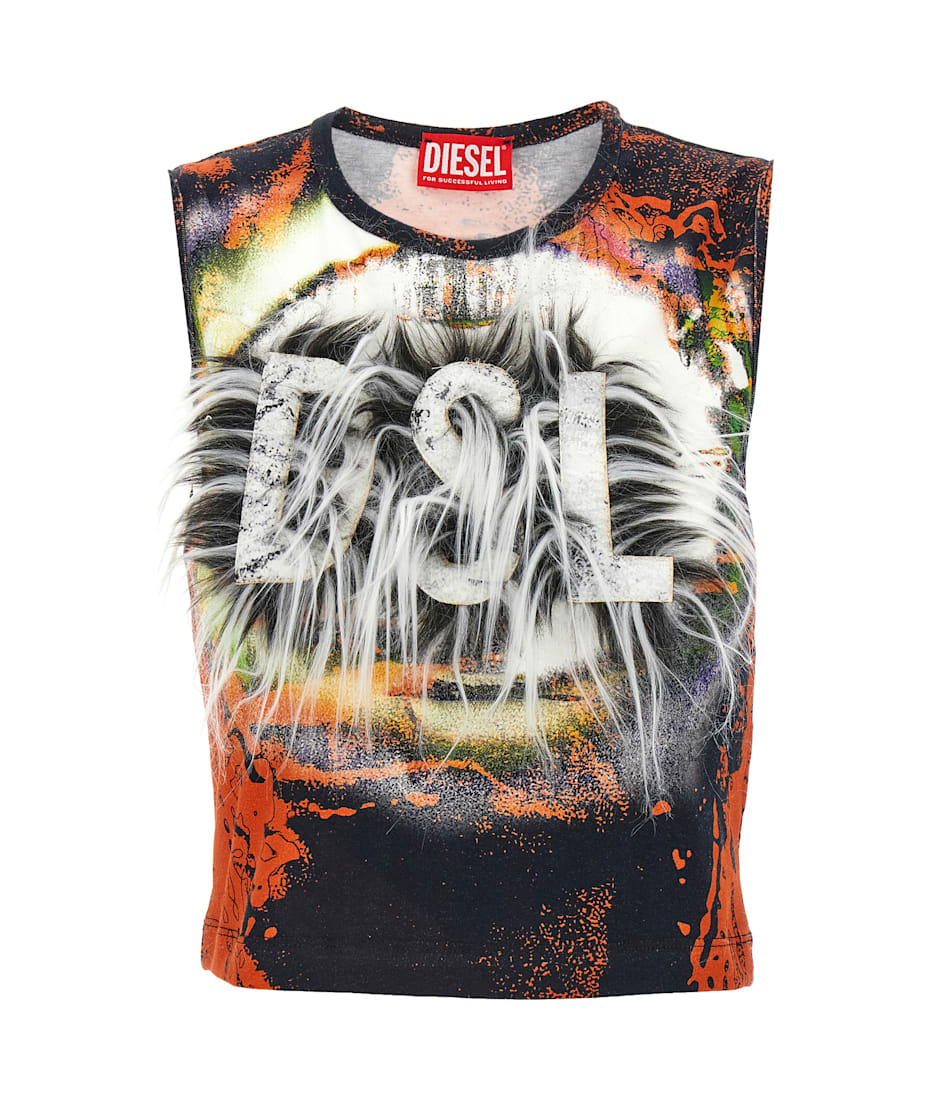 Diesel 't-grafite' Top | italist