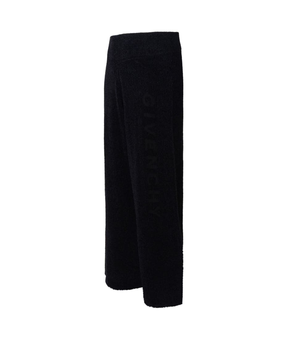 Givenchy Jacquard-motif Elastic Waist Pants - Black