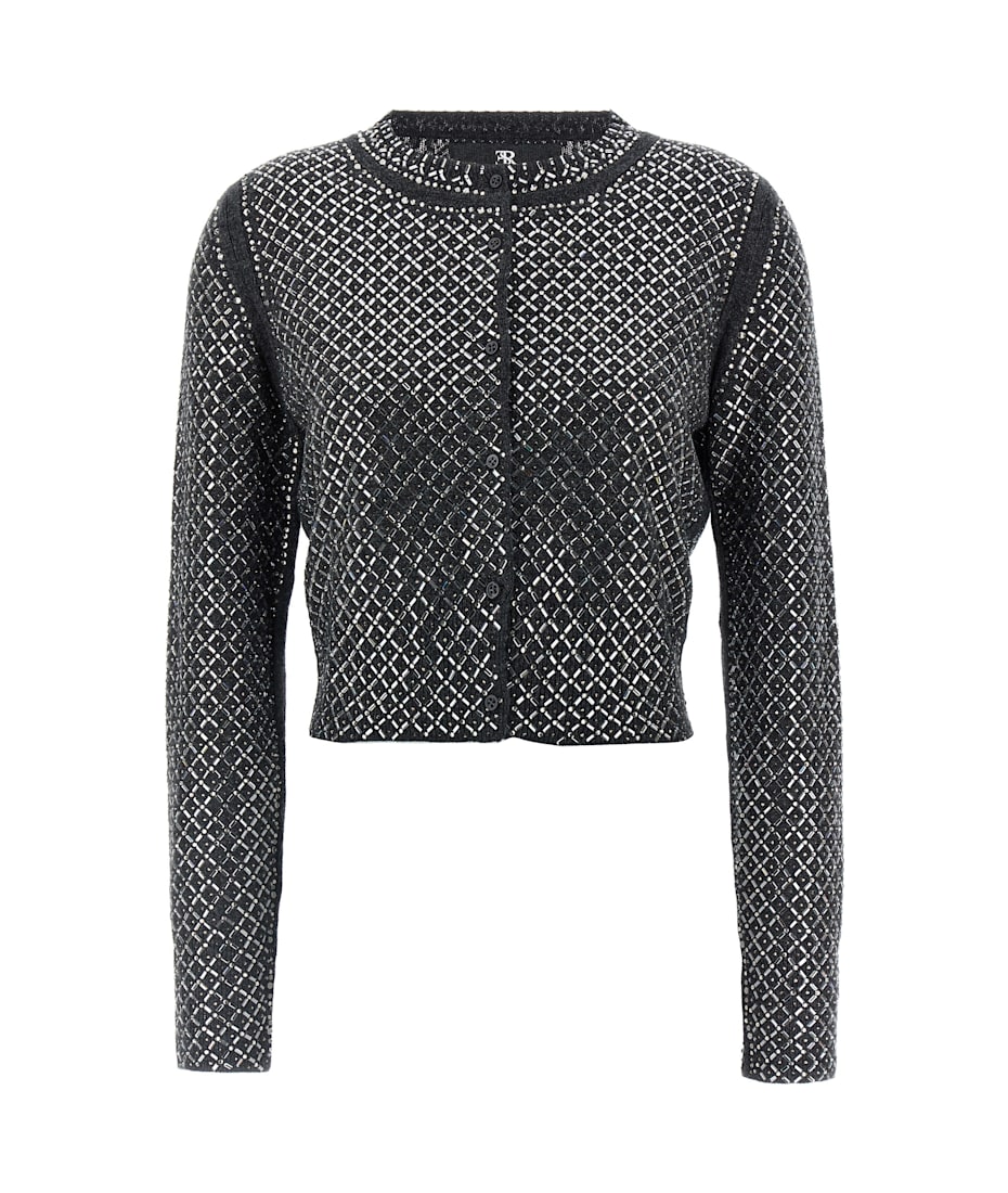 Ermanno Scervino Rhinestone Cardigan | italist