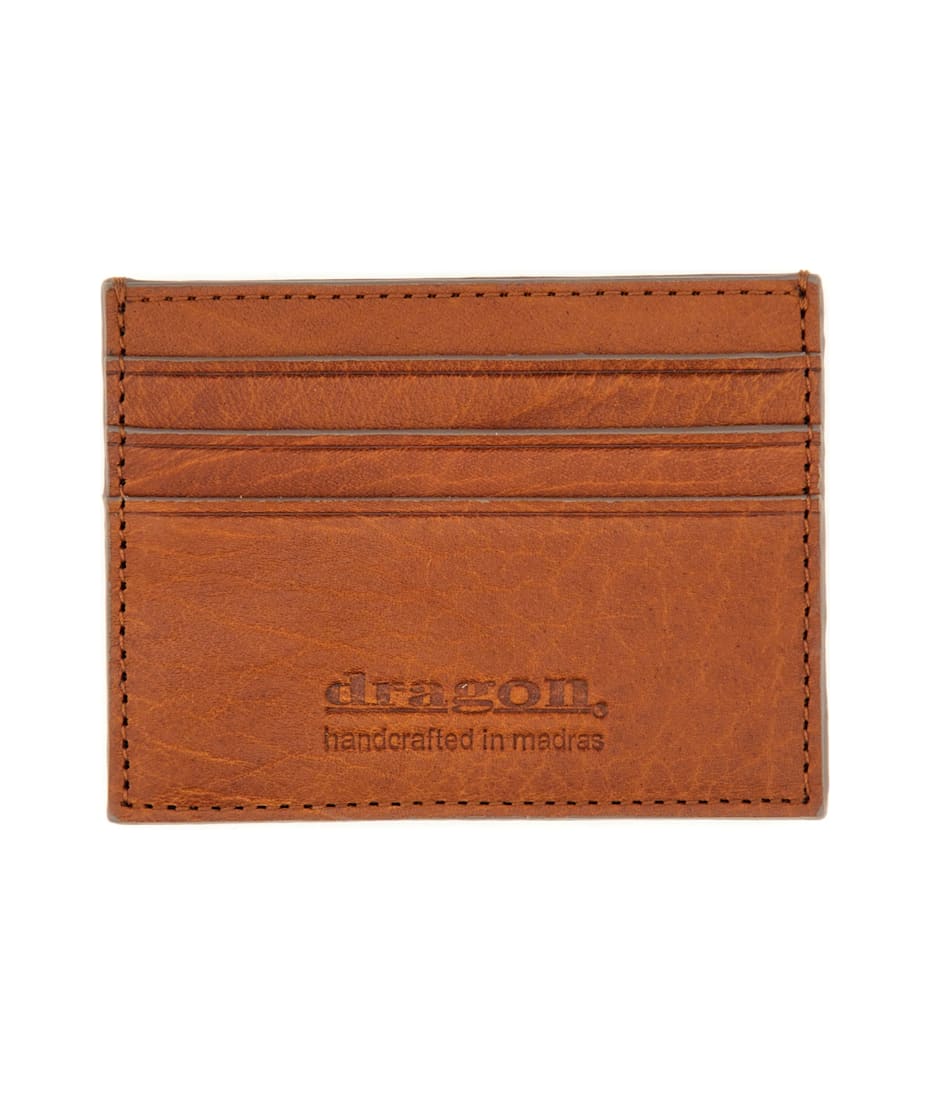 カードケース・名刺入れ Dragon Diffusion SS25 CHECK CARD HOLDER (8017 Dark Brown) Dragon Diffusion Card Holder