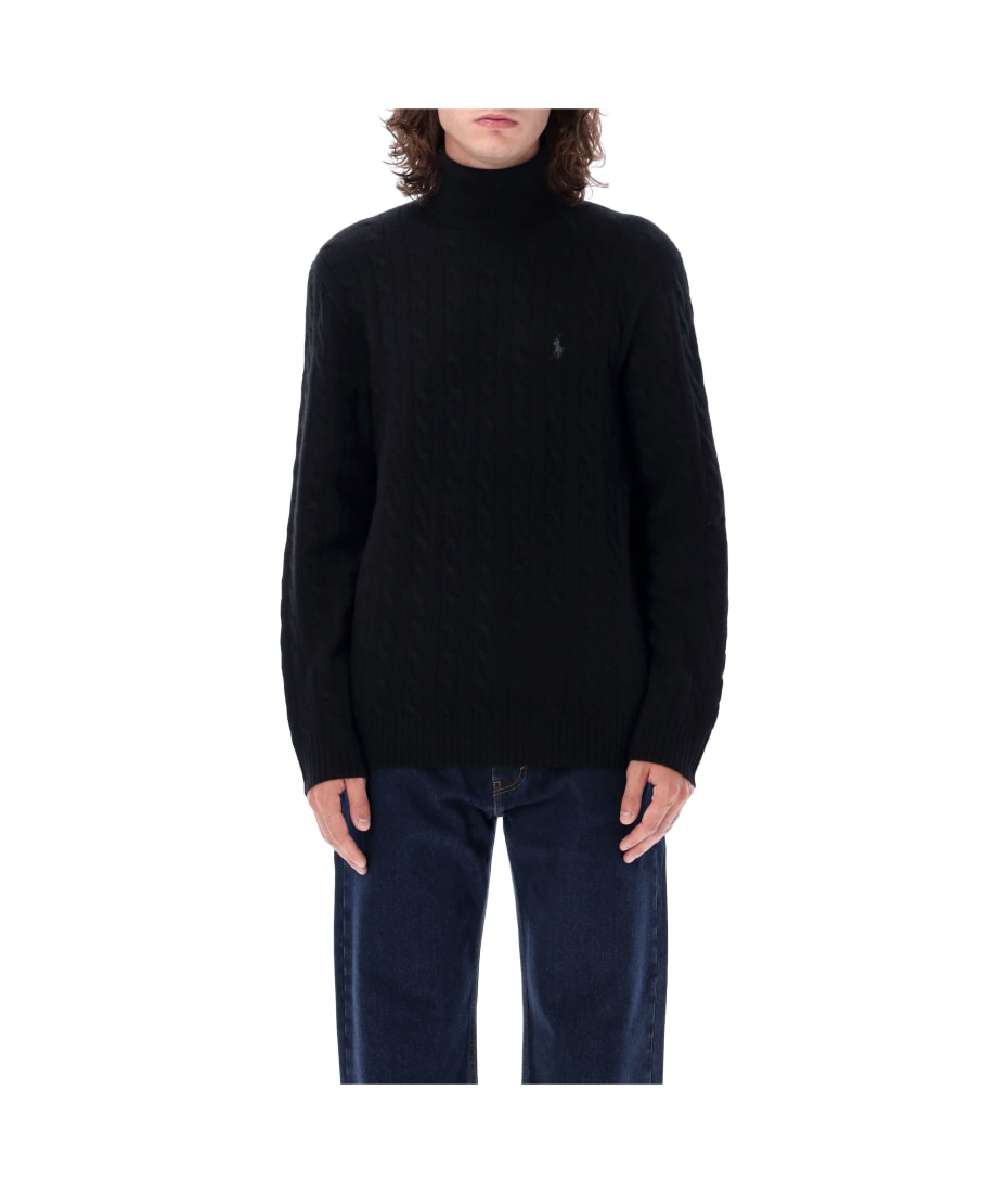 【送料&関税込】Polo Ralph Lauren Cable Knit High-neck Sweat Polo Ralph Lauren Cable-knit wool and cashmere turtleneck