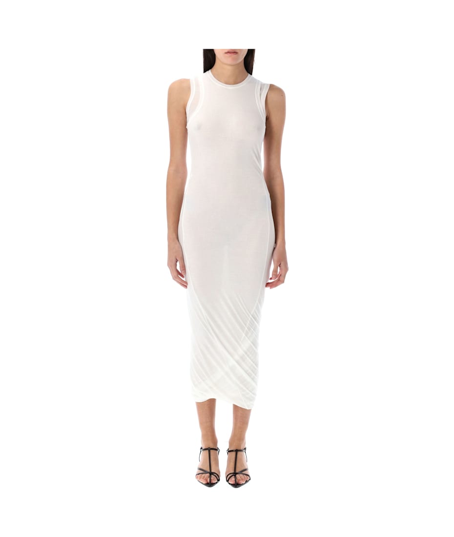【送料&関税込】Jil Sander Satin Sleeveless Midi Dress Jil Sander Sleeveless Midi A-Line Dress | Neiman Marcus