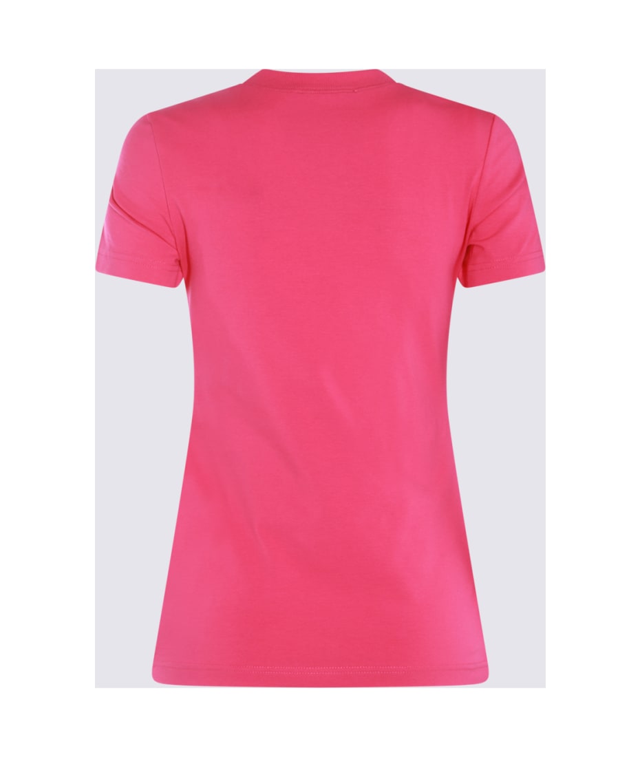 Versace Jeans Couture Pink Cotton Blend T-shirt Versace Jeans Couture