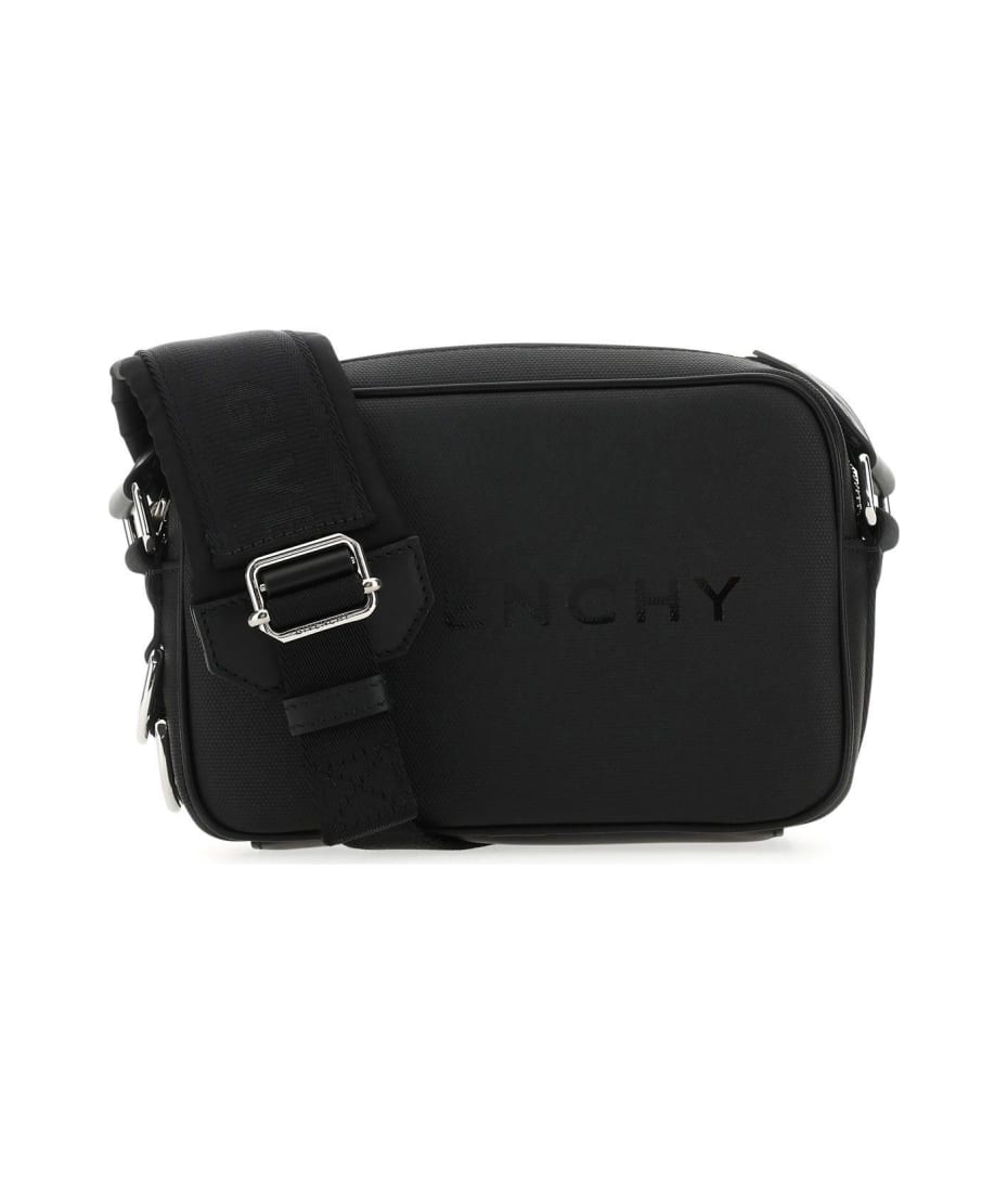 G Essentials Canvas Camera Bag in Black - Givenchy