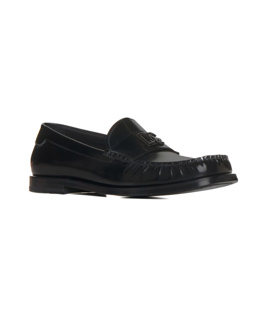 Dolce & Gabbana Leather Loafers - Nero