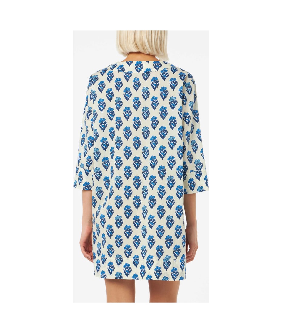 ワンピース MC2 Saint Barth MACHA - Cotton tunic dress (MHA001 05752H) MC2 Saint Barth Woman Cotton Tunic Dress Macha | italist