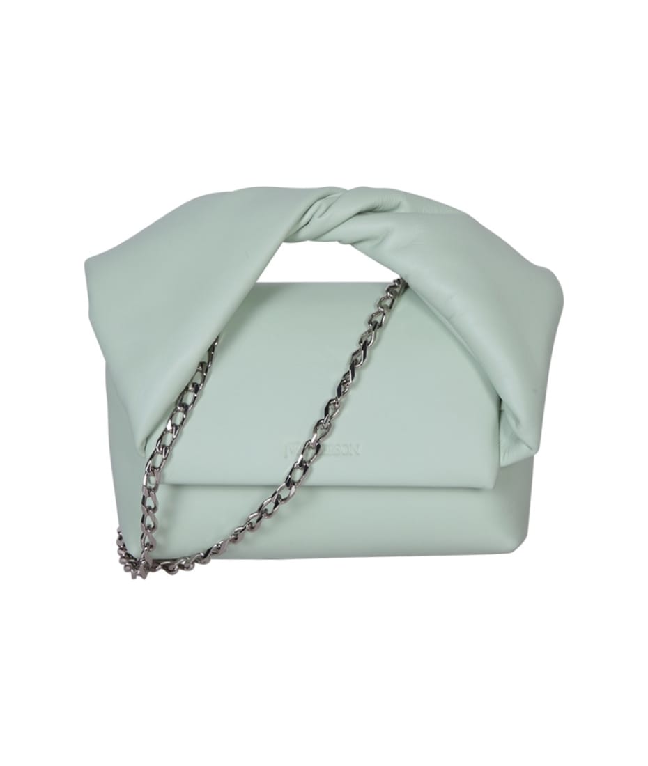 JW Anderson ANW40011A17320 関税送料込 J.W. Anderson Twister Small Mint Green Bag | italist, ALWAYS