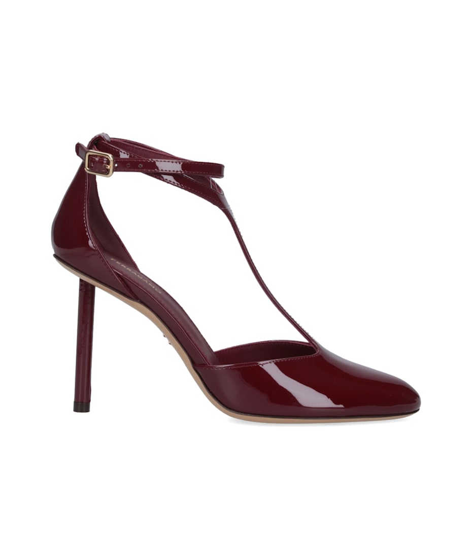 SALVATORE FERRAGAMO リホンティテルスリッホンハレリナシュス Ferragamo 't-strap' Pumps | italist