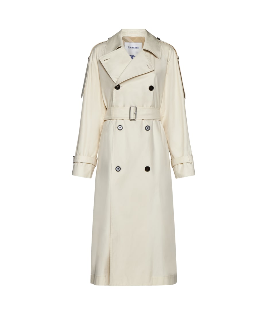 Burberry Long Trench In Gabardine | italist