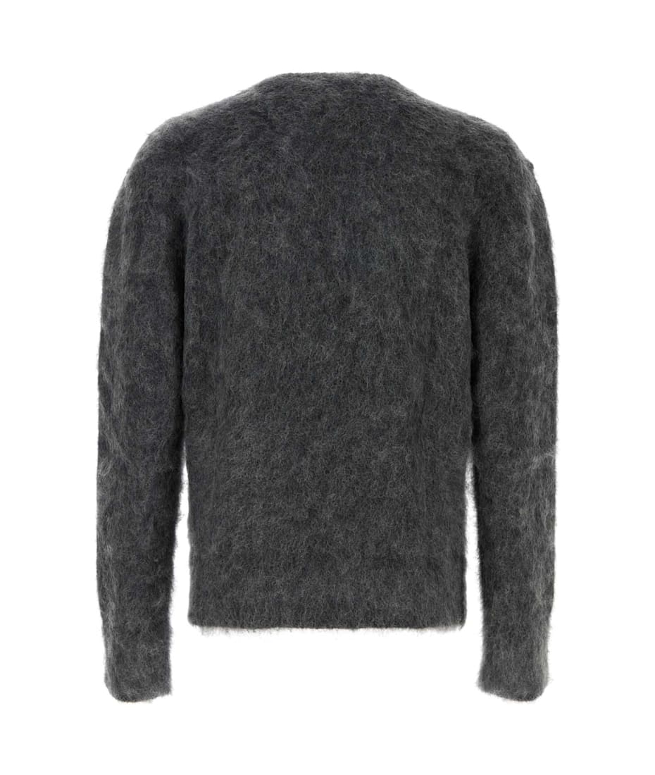 【送料&関税込】Givenchy Charcoal Mohair Blend Sweater Givenchy Charcoal Mohair Blend Sweater With Luxury Softness