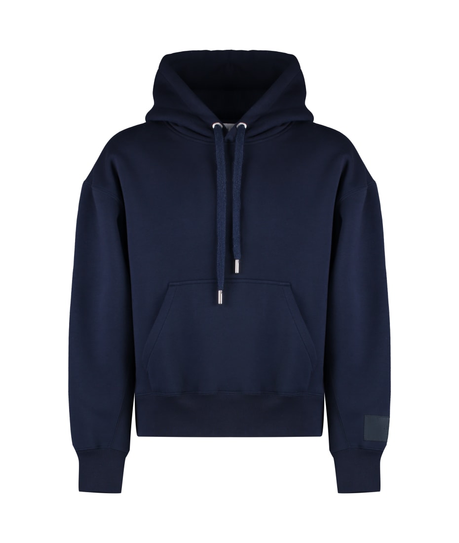 【送料&関税込】Ami Alexandre Mattiussi Cotton Hoodie Ami Alexandre Mattiussi Ami Alexander Mattiussi Men's Black