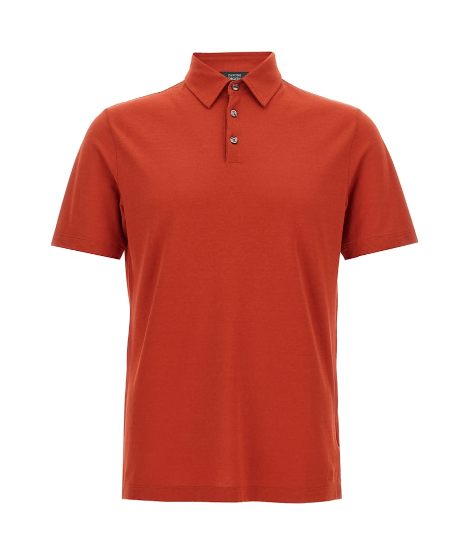 Tシャツ・カットソー ZANONE SS25 'ice cotton' polo shirt (815109ZG380 Z1762) Zanone - Slim-fit IceCotton Polo Shirt - light blue – Slowear