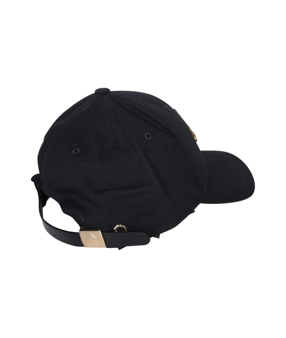 キャップ [MOOSE KNUCKLES] Unisex Gold Logo Icon Black/Gold Ball Cap Moose Knuckles Gold Logo Icon Black Cap | italist