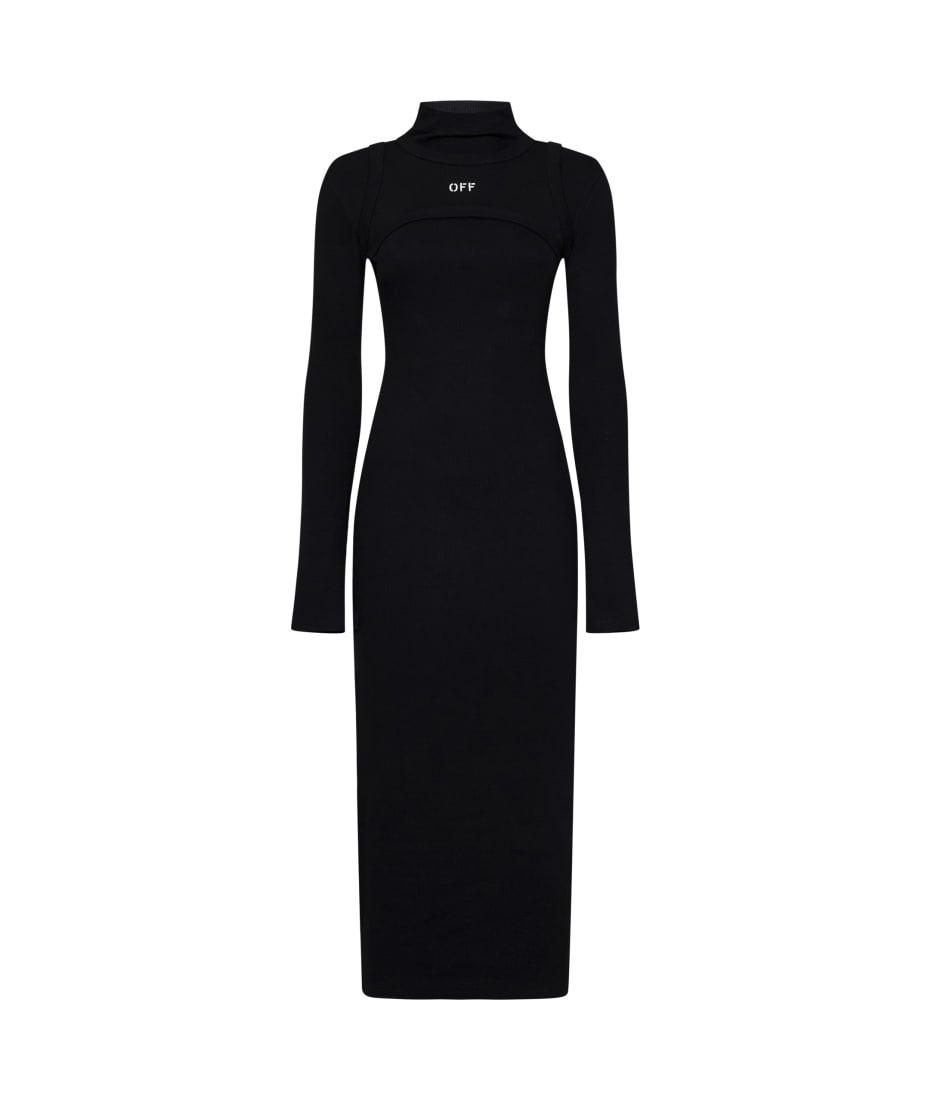 【送料&関税込】Off-White High-neck Stretch Dress Off-White High-neck Stretch Dress | italist
