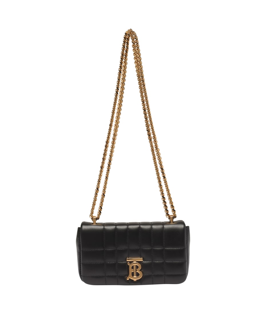 Burberry Black Nappa Leather Mini Lola Crossbody Bag