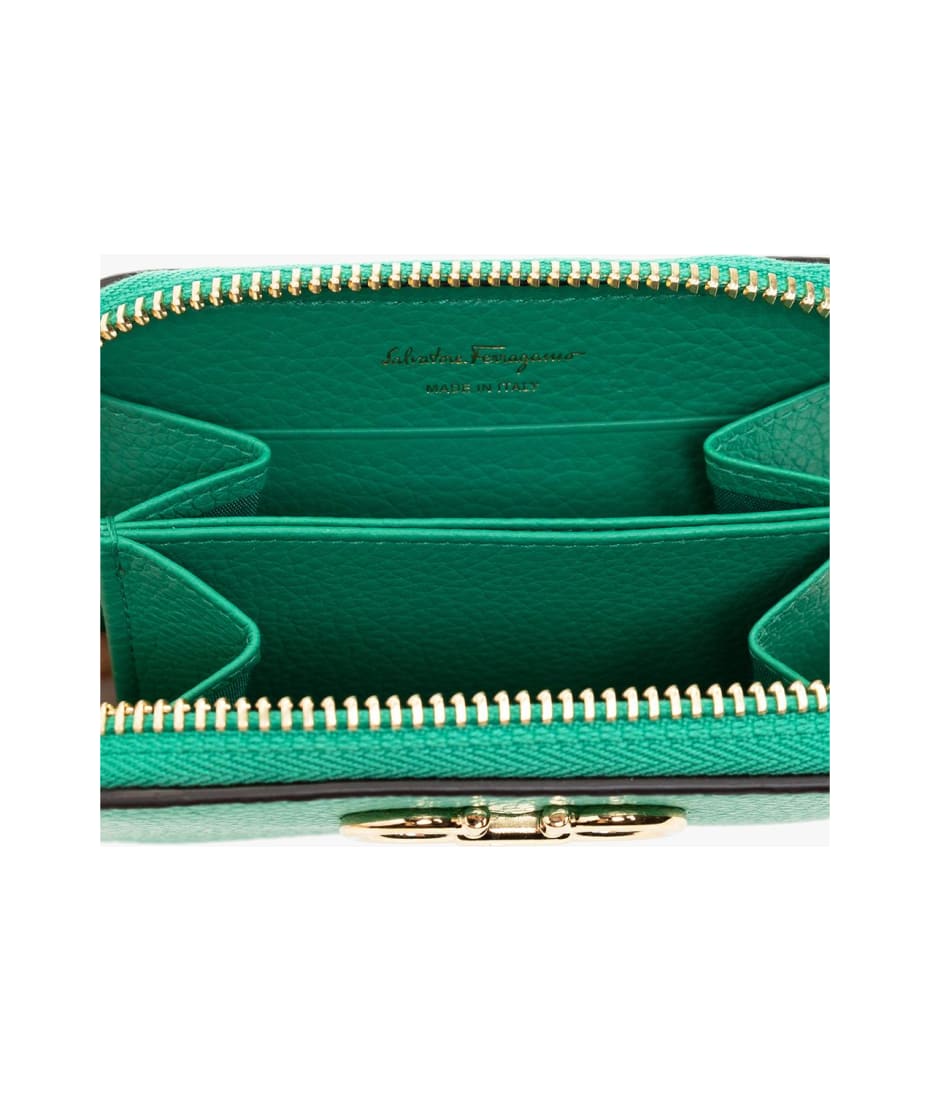 chanel wallet green