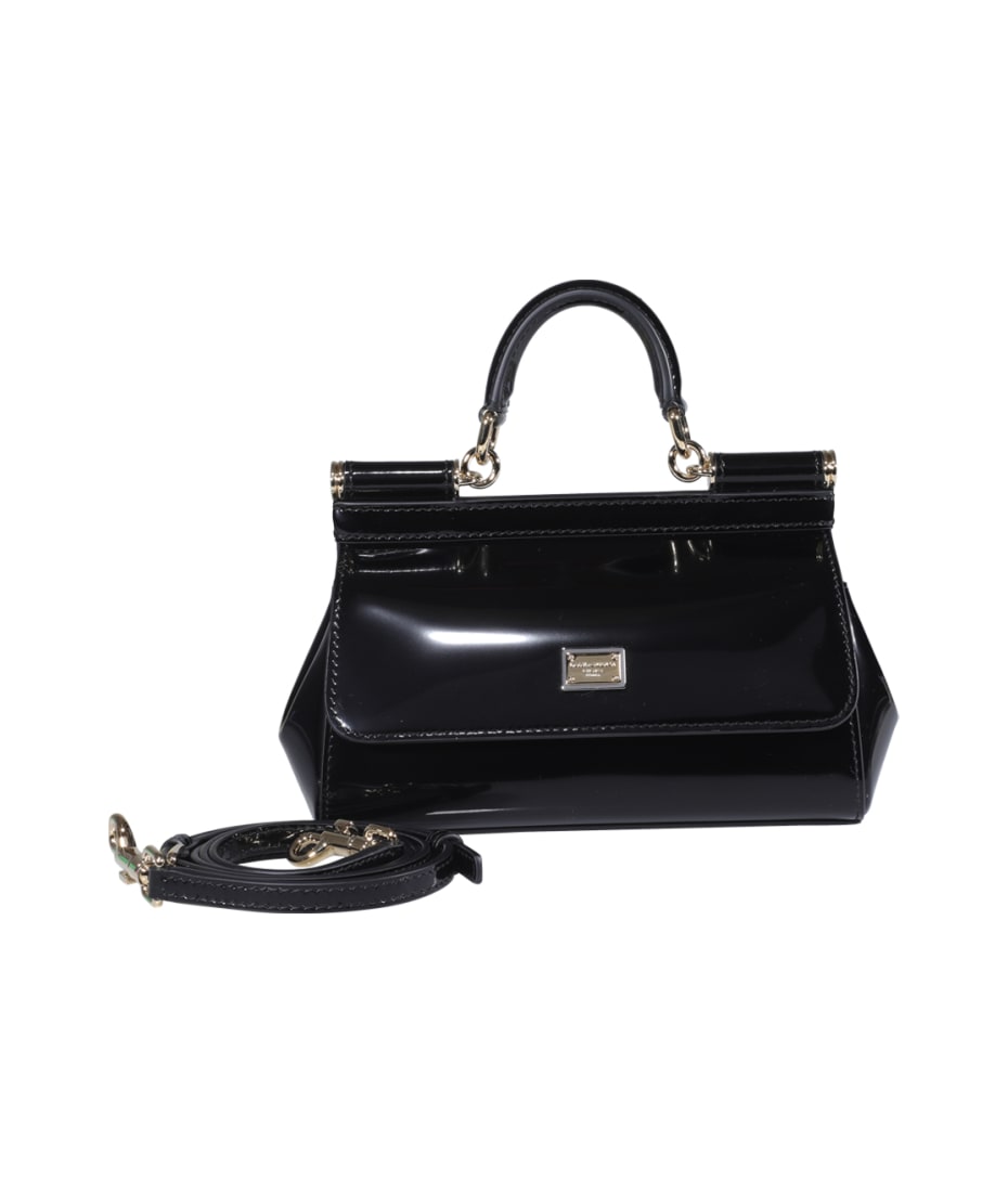 Dolce&Gabbana Sicily Small - Handbag for Woman - Black - BB7116A103780999