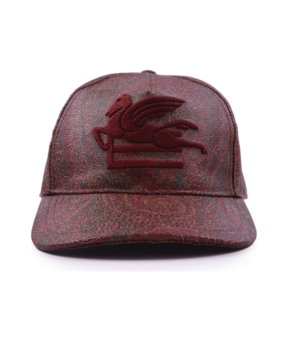 【送料&関税込】Etro Hats Etro - Striped raffia hat Etro