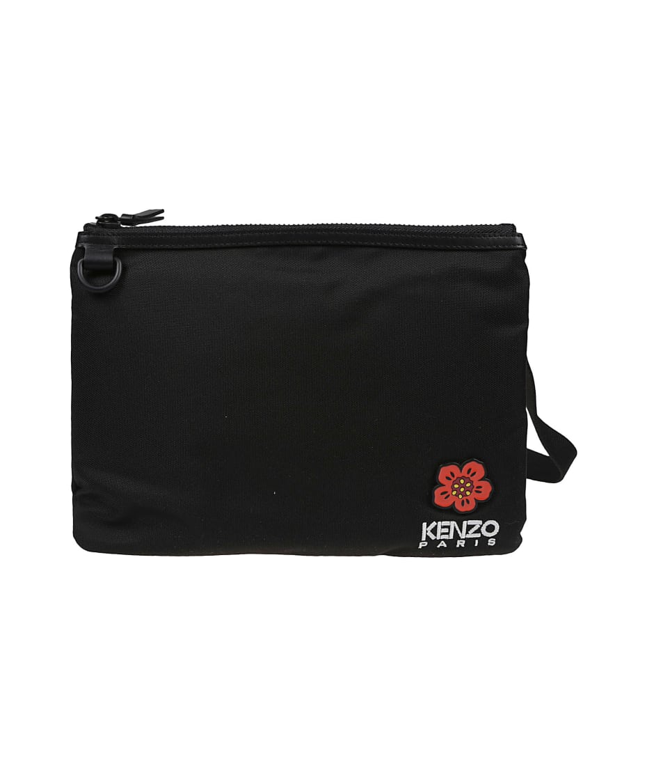 Kenzo Crest Small Clutch On Strap | italist