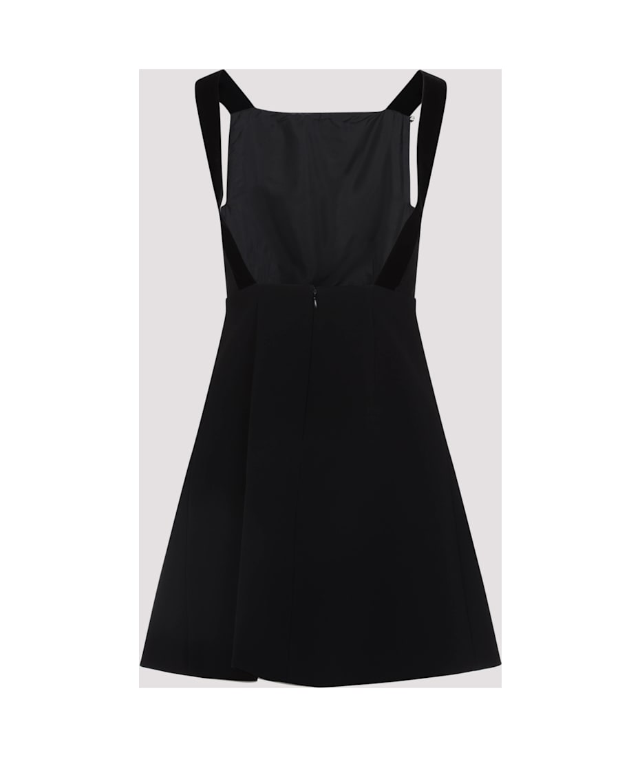 PRADA｜DRESSES (P3J25 S231 12JF F0002) Black Short-sleeved Re-Nylon dress | PRADA