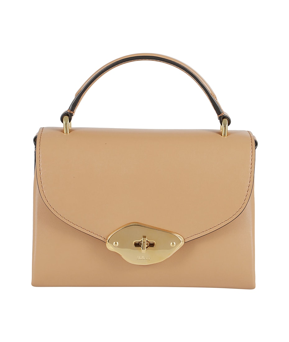 Mulberry Small Lana Top Handle High Gloss Leather | italist