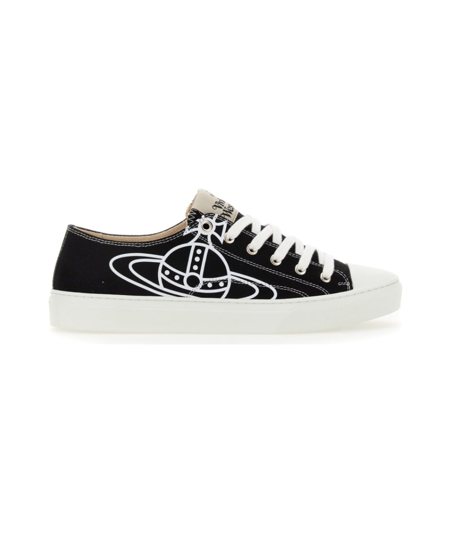 Vivienne Westwood★Plimsoll Low Top 2.0 スニーカー 送関込み VIVIENNE WESTWOOD PLIMSOLL LOW TOP 2.0 | Black Men's