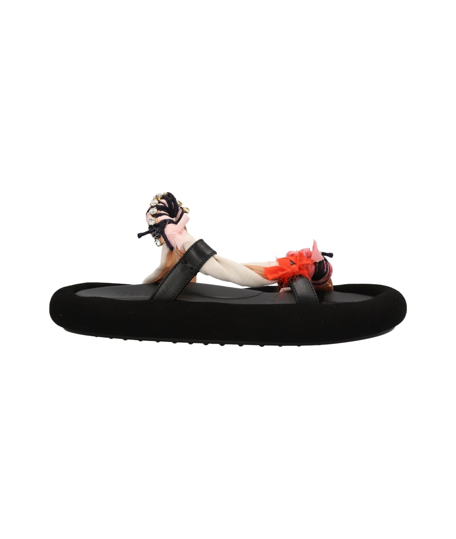 サンダル・ミュール 13 09 sr 'Zodiac' sandals 13 09 SR Women's White Zodiac Shearling Padded Slip-On