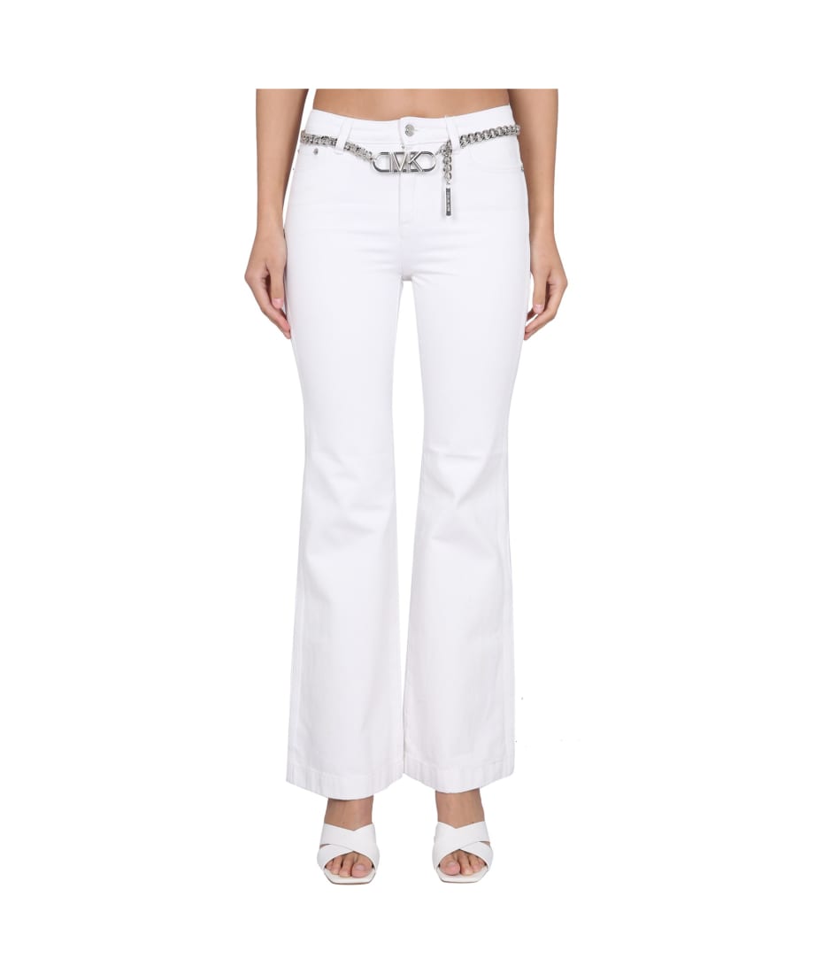 【関税&送料込】Michael By Michael Kors Pants With Logo Belt MICHAEL Michael Kors Pants With Logo Belt | italist, ALWAYS