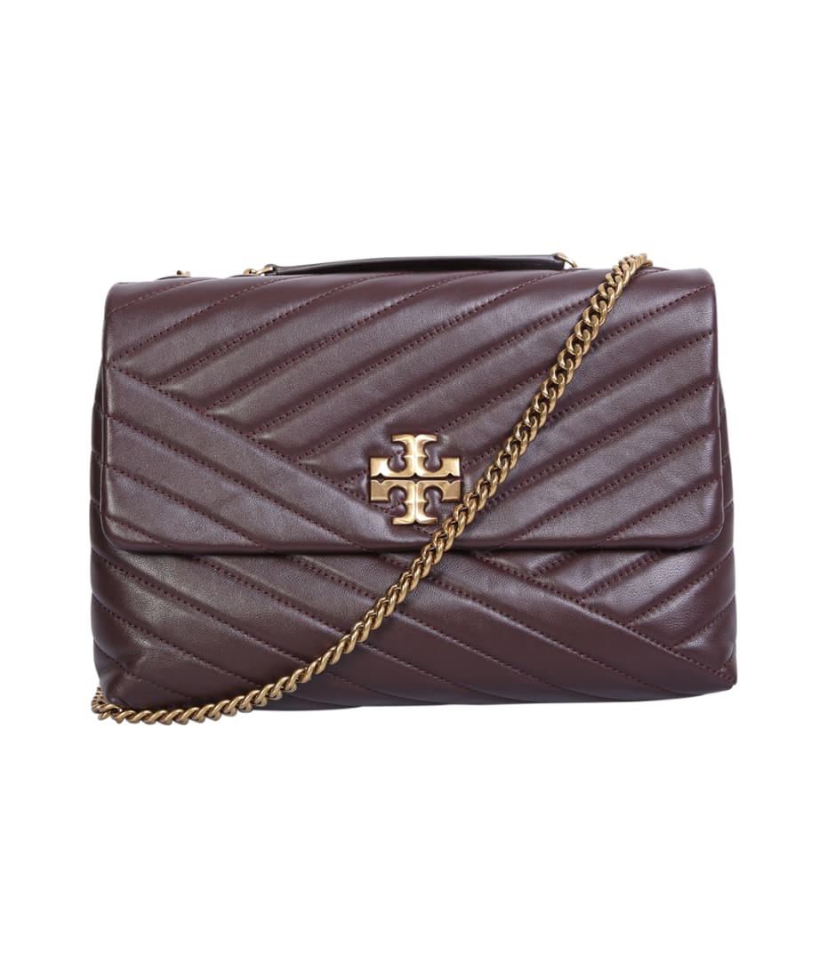 Tory Burch Kira Chevron Bag Prune in Purple