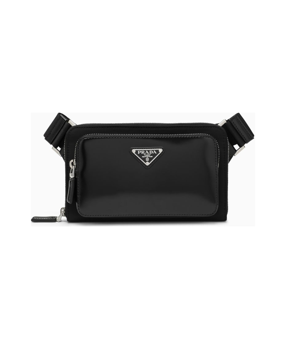 Prada Black Leather Shoulder Bag | italist