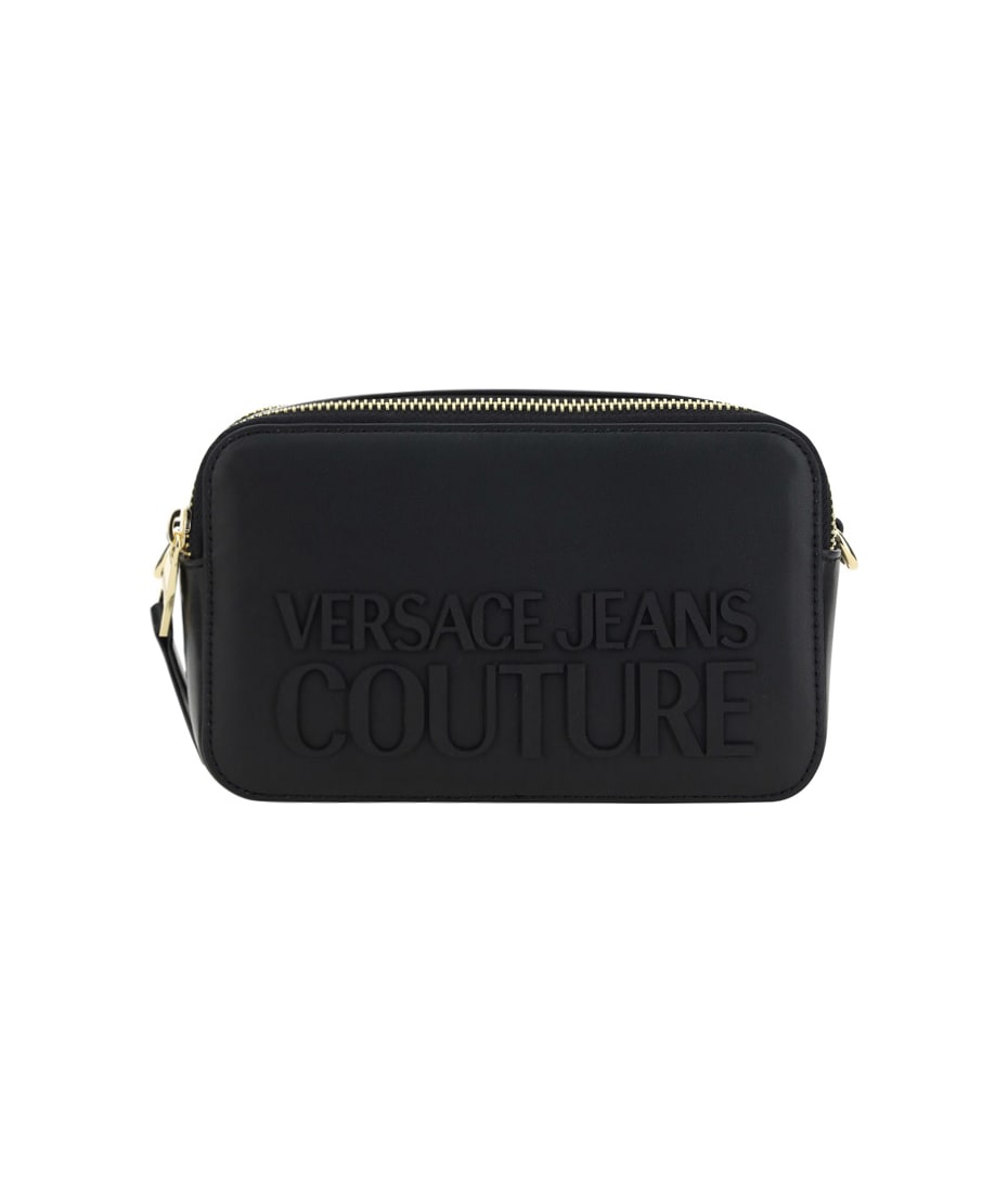 VERSACE JEANS COUTURE ブラッククラッチバッグ Clutch Versace Jeans Couture JEANS COUTURE RANGE 4 ROCK CUT