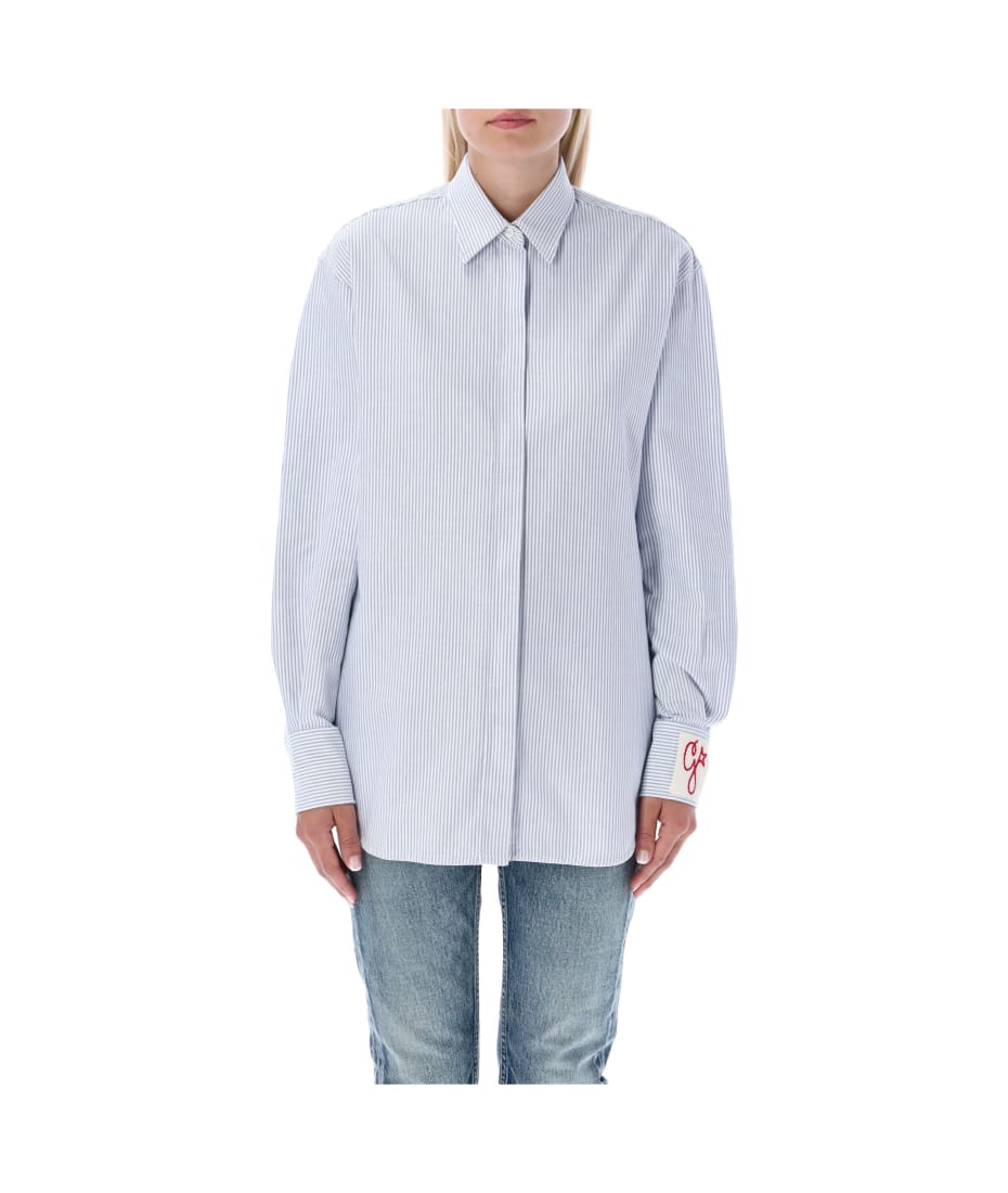 価格は安く Golden Goose Boyfriend Striped Shirt | italist トップス